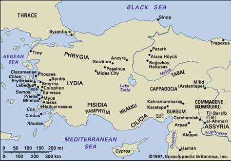 Anatolian Peninsula On World Map