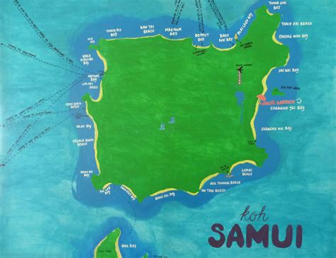 Where Is Koh Samui In Thailand Map - Map