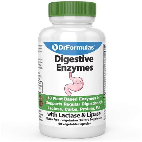 DrFormulas Best Digestive Enzymes with Lipase, Amylase, Bromelain