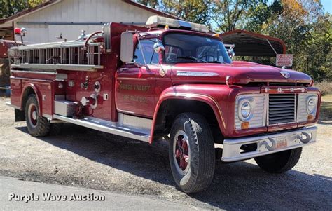 1962 Ford F950 Super Duty pumper fire truck in Warsaw, MO | Item LN9695 ...