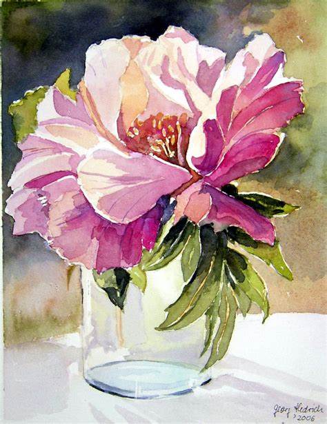 Flower painting, Watercolor flowers, Floral watercolor