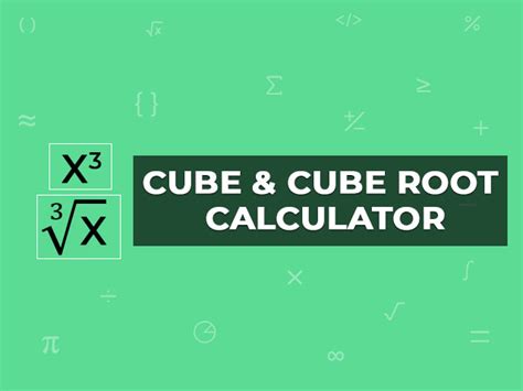 Cube Root Calculator