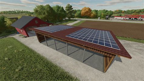 WOOD SHED WITH SOLAR V1.0.0.4a – FS22 mod