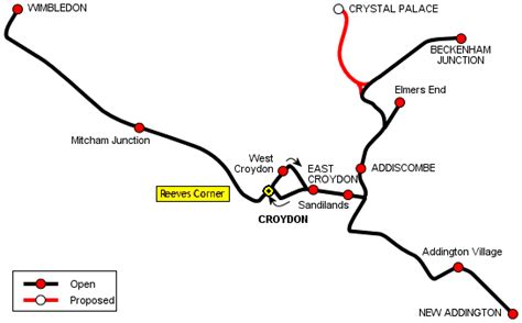 Reeves Corner tram stop : Croydon Tramlink : TheTrams.co.uk