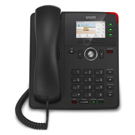 Snom D717 VoIP Phone - Black, 103,24