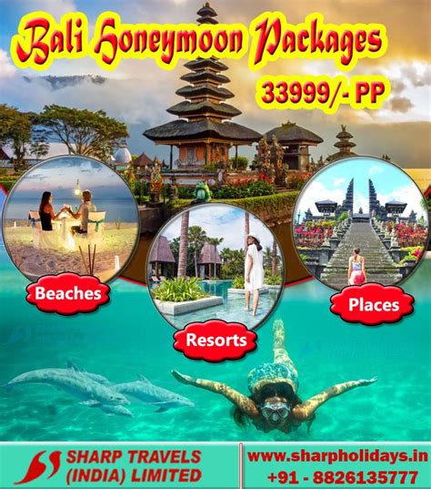 Bali Honeymoon Packages from Delhi | Bali honeymoon packages, Bali ...