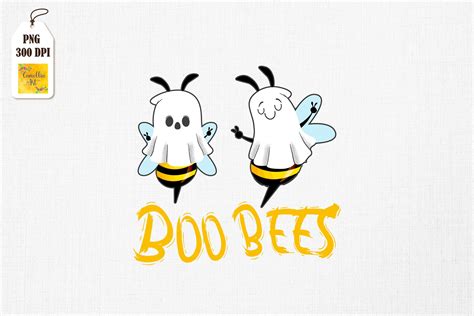 Funny Boo Bees Ghost Halloween Costume Graphic by Camellia Art ...