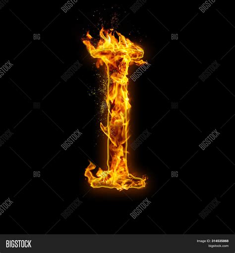 Letter . Fire Flames Image & Photo (Free Trial) | Bigstock