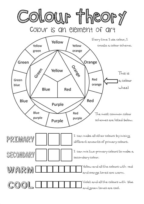 Grade 2 Art Activities Worksheets