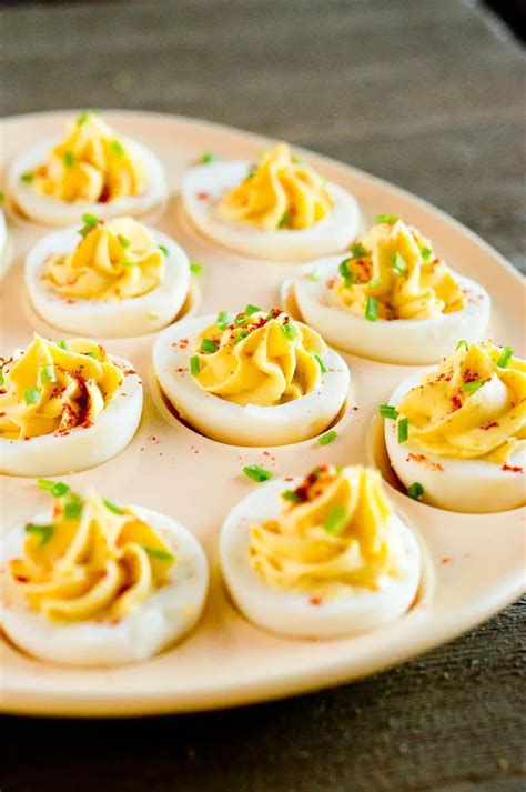 Classic Deviled Eggs Recipe | Delicious Meets Healthy