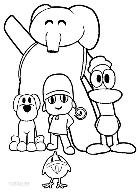 Printable Pocoyo Coloring Pages For Kids | Cool2bKids