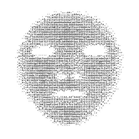 ASCII-Face stock illustration. Illustration of black, illustrated - 1528033