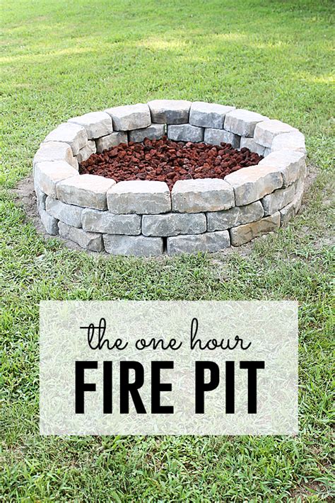 One Hour Fire Pit - BigDIYIdeas.com