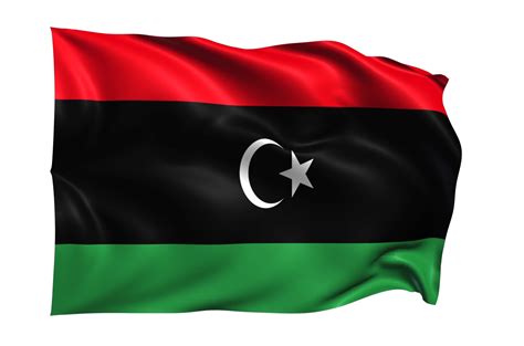 libyen wehende flagge realistischer transparenter hintergrund 15309680 PNG