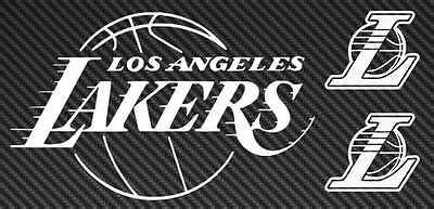 LA LAKERS Logo Vinyl Sticker Decal Laptop Car Truck NBA los angeles ...