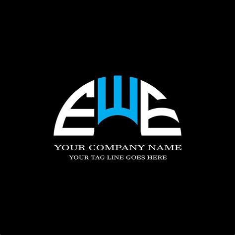 EWE letter logo creative design with vector graphic 7886568 Vector Art ...