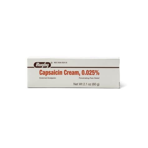 CAPSAICIN 0.025% CREAM - RX Products