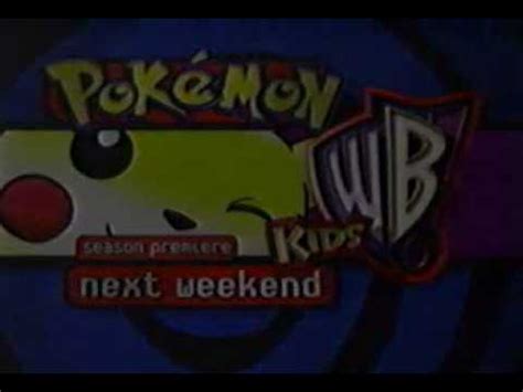 Kids' WB! Pokemon Season Premiere Commercial 1999 - YouTube