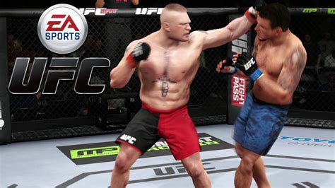 Brock Lesnar vs Frank Mir - EA Sports UFC Xbox One Gameplay - YouTube