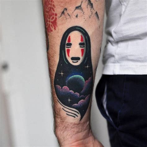 Spirited Away inspired double exposure tattoo on the left wrist and ...