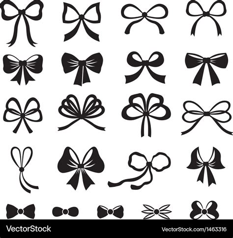 Bow Royalty Free Vector Image - VectorStock