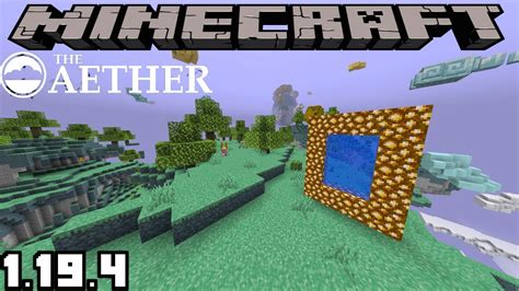 THE AETHER MOD IS BACK!! - MINECRAFT 1.19.4 (MOD SHOWCASE) - YouTube