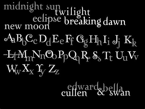 Twilight Font | Photoshop Text Brushes Free Download | 123Freebrushes