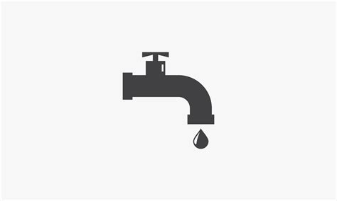 faucet icon design vector illustration. isolated on white background ...