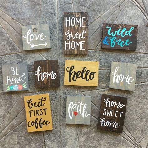 Handmade hand-painted custom wooden signs for your home and more made ...