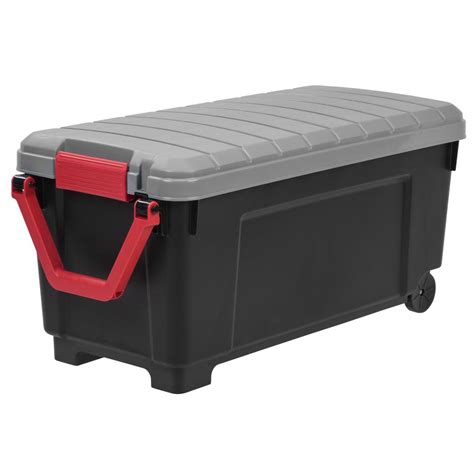 Home Depot Storage Bins With Wheels - Depot Bins Hdx | Bodksawasusa