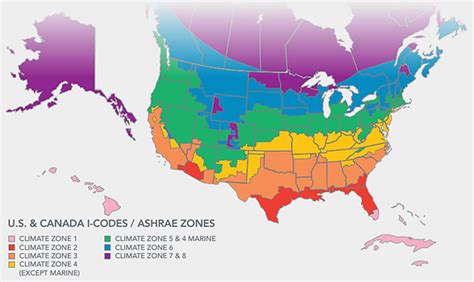 Climate Zone Map Including Canada - GreenBuildingAdvisor