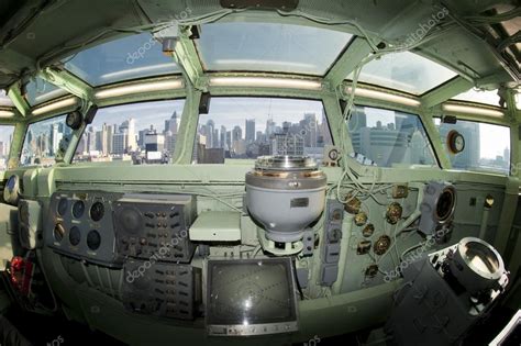 USS Intrepid aircraft carrier interior view — Stock Photo © izanbar ...