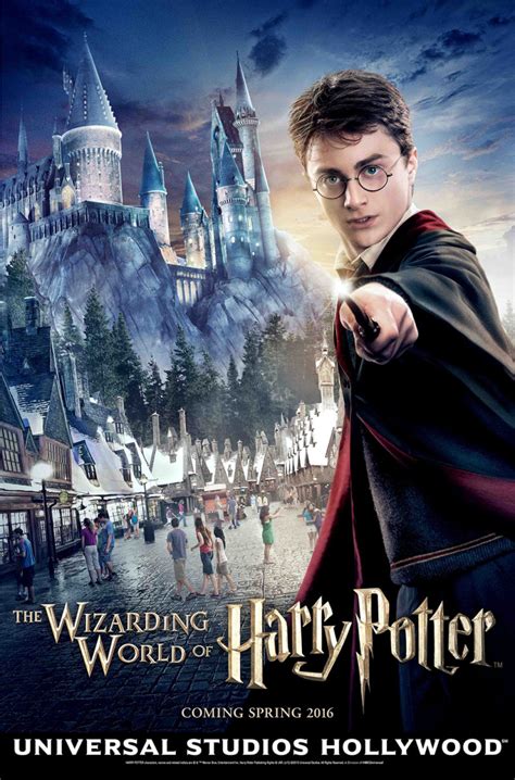 Wizarding World of Harry Potter at Universal Studios Hollywood poster ...