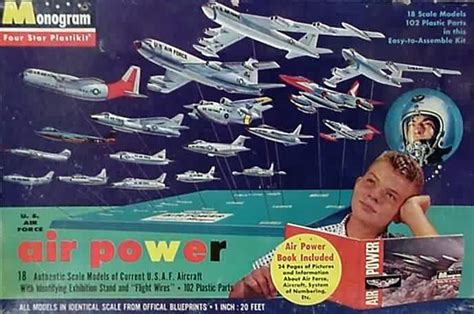 monogram air power | Model airplanes, Plastic model kits, Air powers