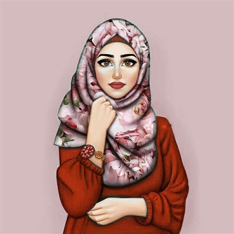 Found on Bing from www.pinterest.com | Girl cartoon, Hijab drawing ...