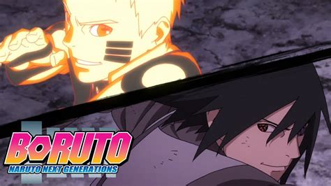 Naruto and Sasuke vs Momoshiki | Boruto: Naruto Next Generations - YouTube