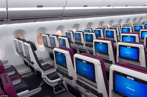 Inside Qatar Airways' new A350-1000 aircraft | Daily Mail Online