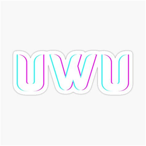 "UWU Text Meme" Sticker for Sale by BellaVille | Redbubble