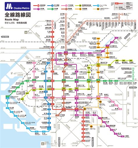 Route map｜Osaka Metro