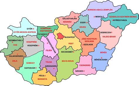 Map of Hungary's counties Google Image Result for http://cms.sulinet.hu ...