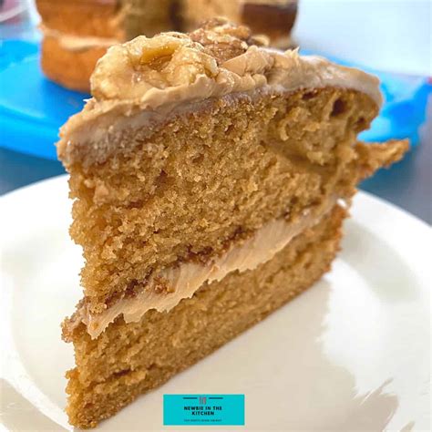 Easy Coffee Walnut Cake | Newbie In The Kitchen