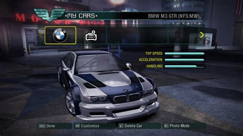 Need for Speed™ Carbon: BMW M3 GTR MW Performance Port Mod Updated ...