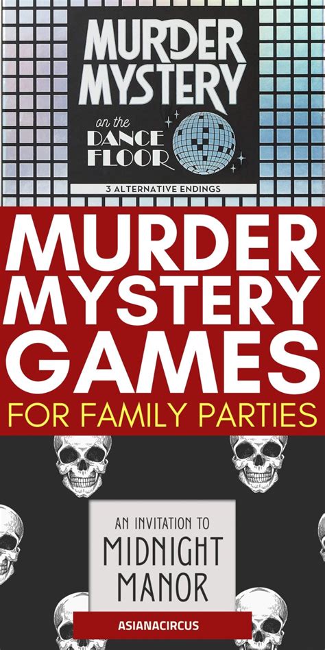 34 Best Murder Mystery Party Games For Adults - Asiana Circus