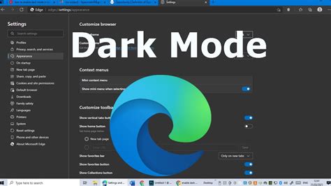 Microsoft Edge Dark Mode Pc