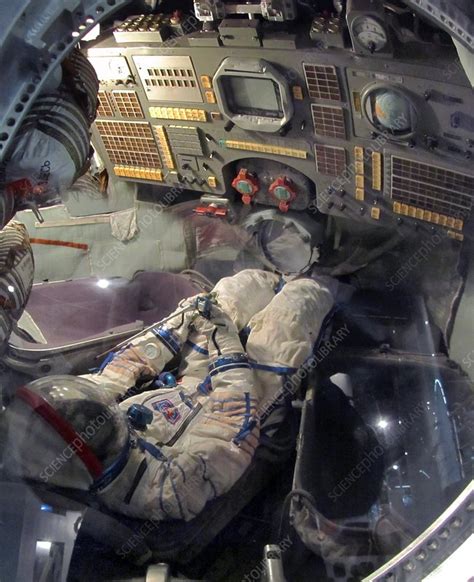 Soyuz spacecraft interior - Stock Image - C052/2374 - Science Photo Library