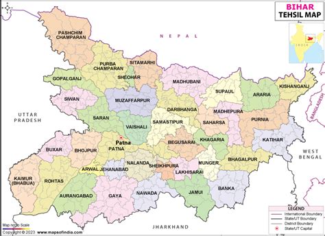 Bihar Map District Wise | Gadgets 2018