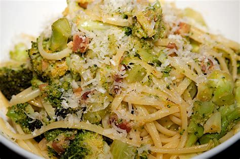 Linguini with Bacon and Broccoli Recipe - (2.7/5)