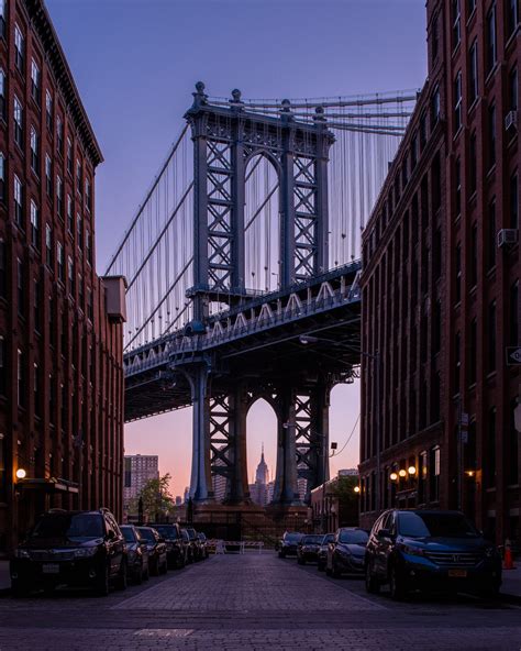 Brooklyn Bridge DUMBO location Manhattan Bridge, Brooklyn Bridge, Ny ...