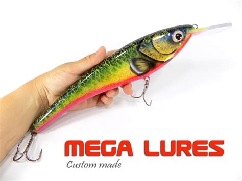 Electra Firetiger - Handmade muskie and pike lure