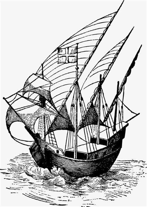 Caravel Drawing at GetDrawings | Free download